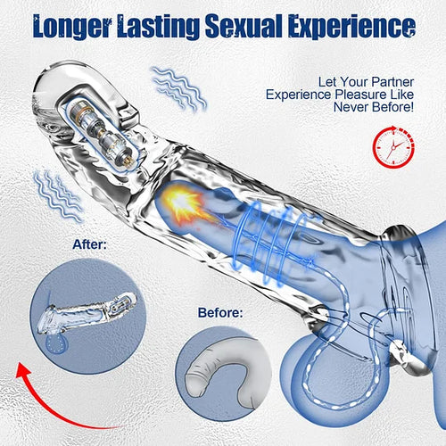 ๐ฅ๐ 2025 HOT Deal ๐ฅ Reusable Penis Extension Vibrator โ Makes You Longer, Harder & Unstoppable ๐