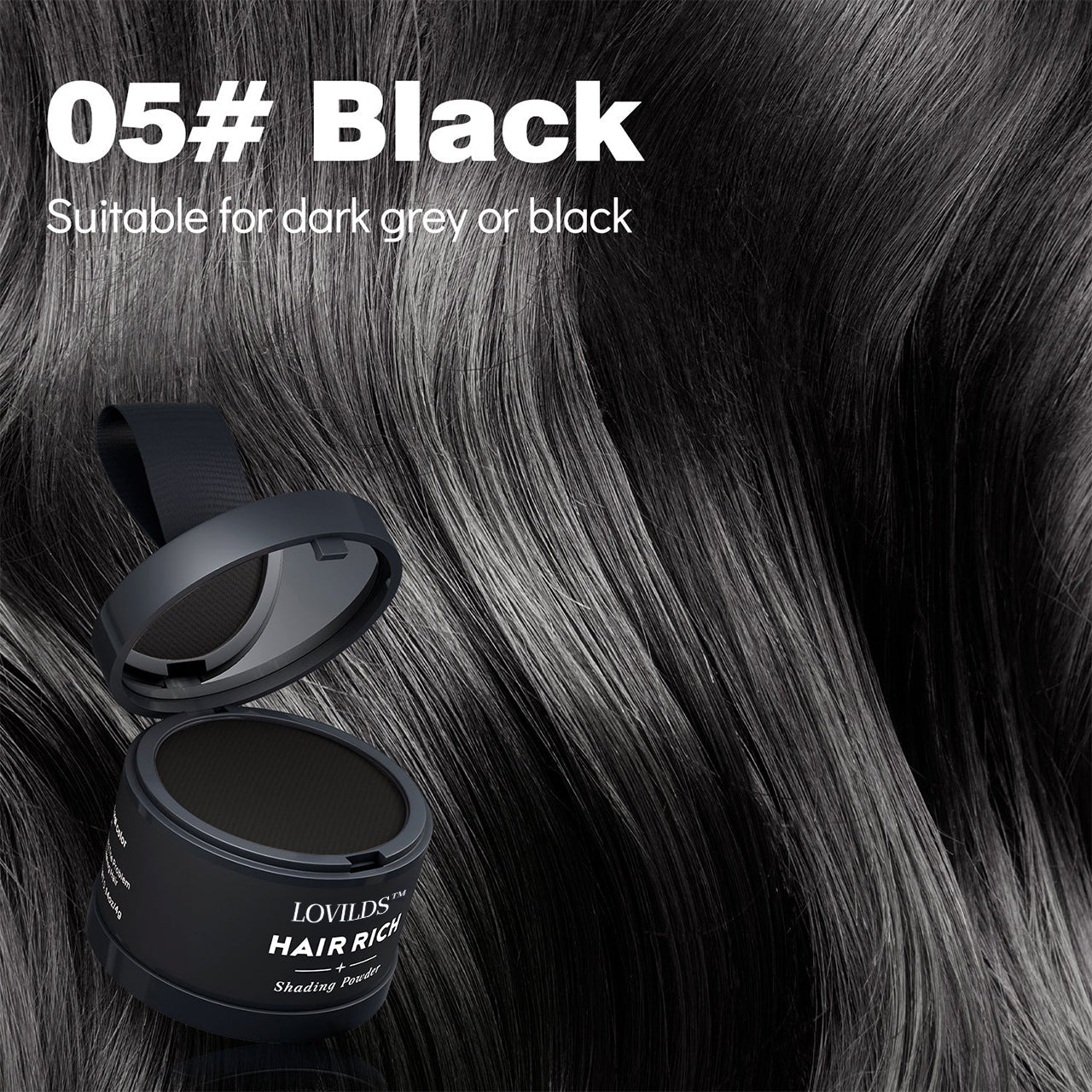LOVILDS™ Hairline Filler Powder – Natural Shadow, Waterproof & Long-Lasting
