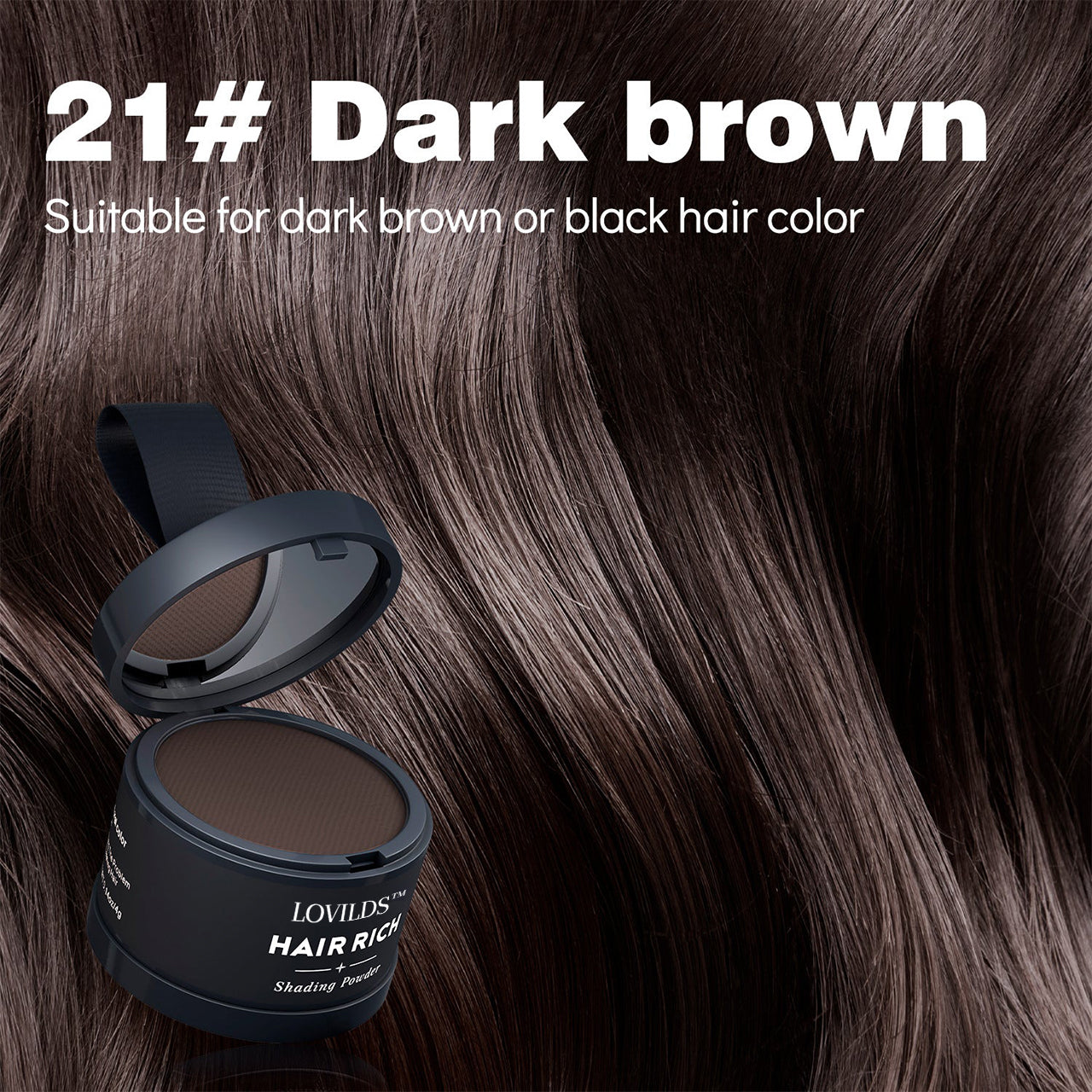 LOVILDS™ Hairline Filler Powder – Natural Shadow, Waterproof & Long-Lasting